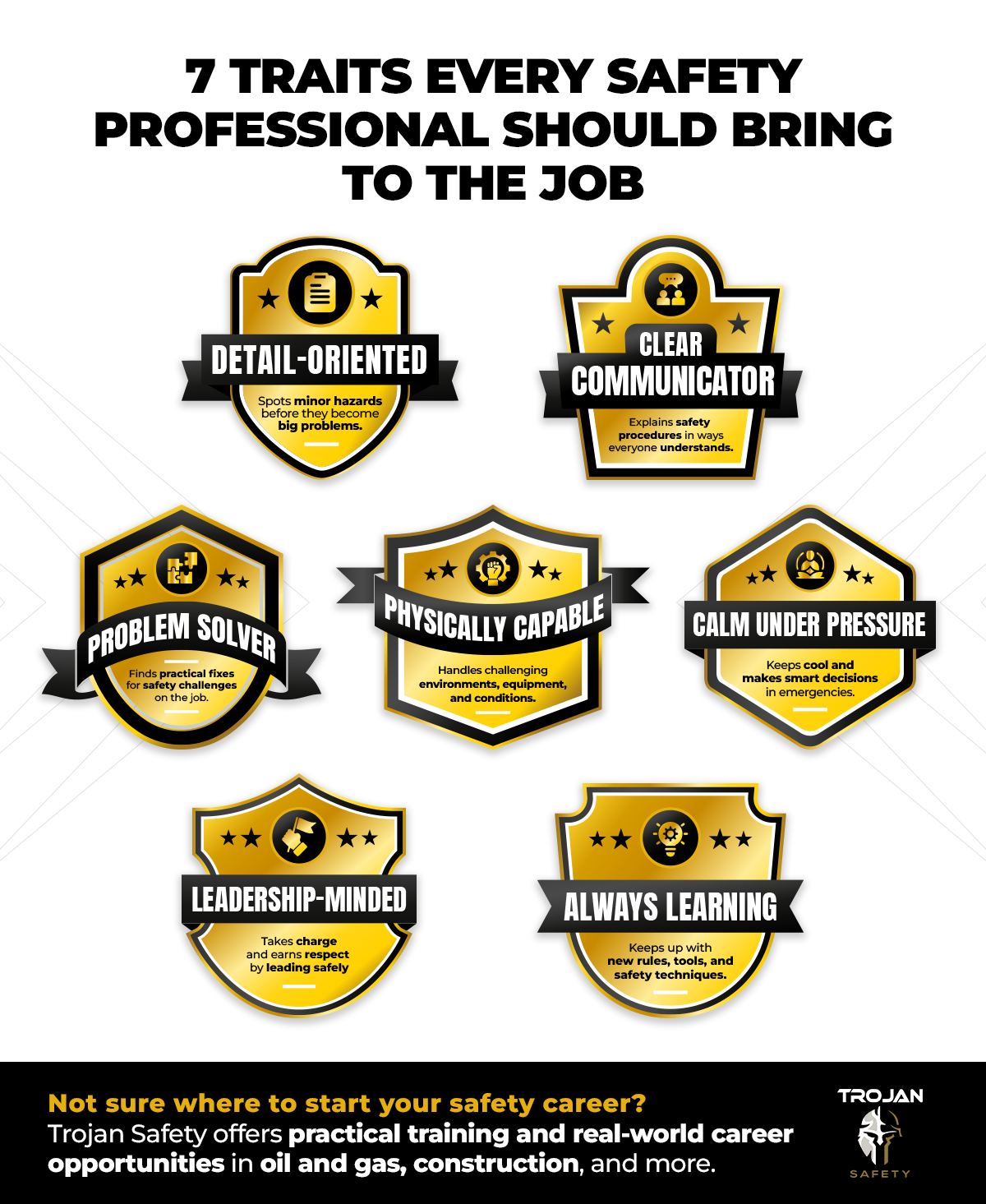 Industrial safety team walking through a factory floor in high-visibility gear, smiling and engaged in conversatio